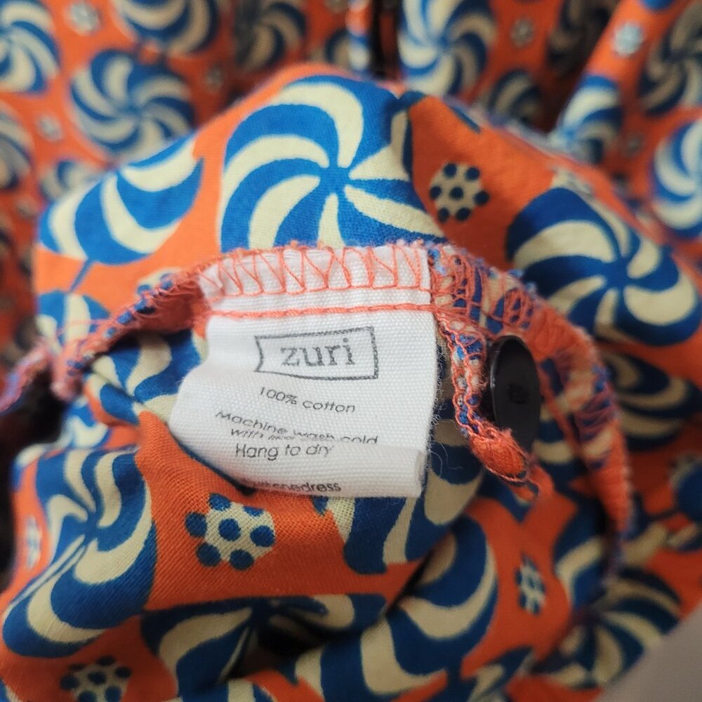 Zuri Carousel Sleeveless Dress 1X - Picture 4 of 6